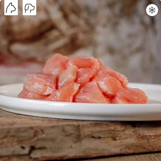 Hühnermuskelfleisch, mager von Barfgold