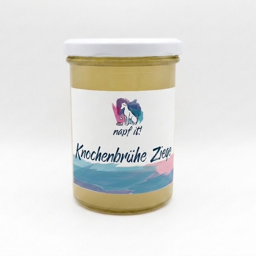 Knochenbrühe von der Ziege
