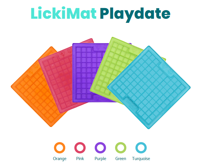 LickiMat PLAYDATE Schleckmatte Leckmatte 20x20cm