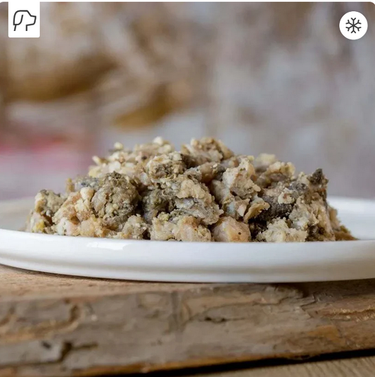 Rinderpansen grün gewolft von Barfgold