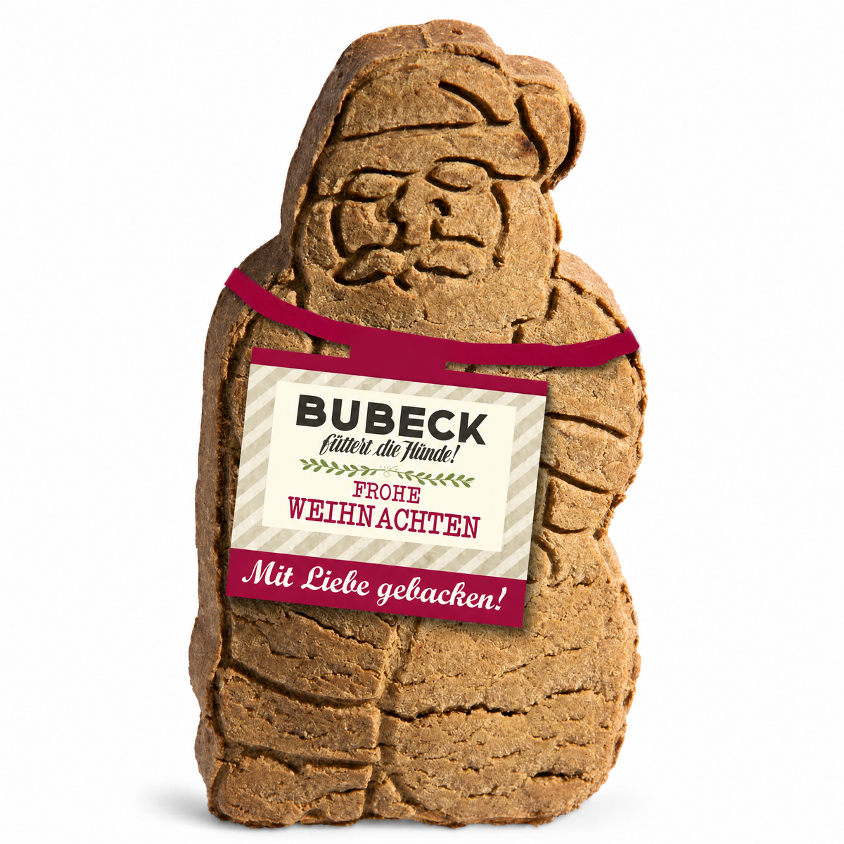 Weihnachtsmann XXL Hundekuchen von Bubeck