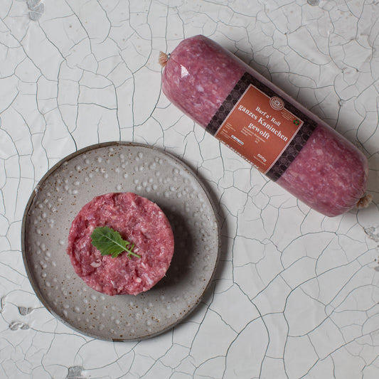 Barf n´ Roll Kaninchen gewolft von Paul & Paulina