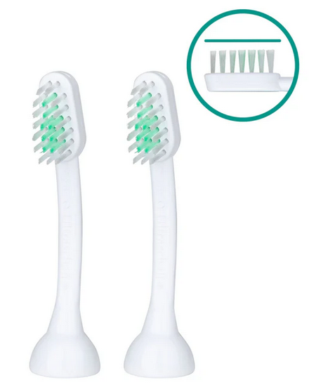 emmi-pet Zahnbürstenaufsatz A2-M2 Groß 2er Pack