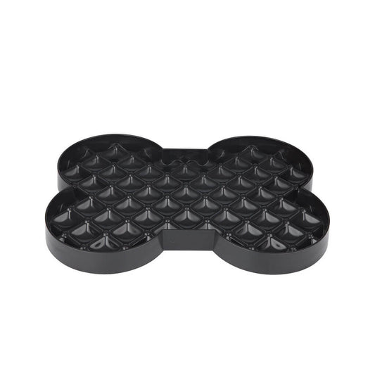 LickiMat Slowdog Anti Schling Napf SlowFeeder Plate schwarz