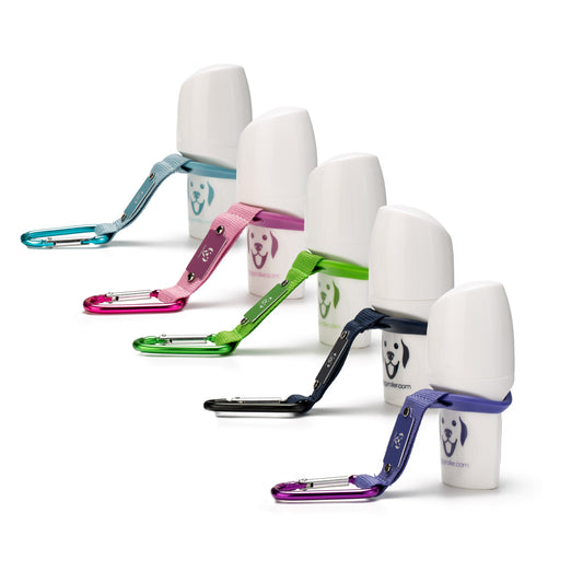 Doggyroller mit Karabiner pink