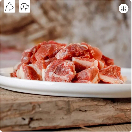 Entenfleisch, durchwachsen von Barfgold