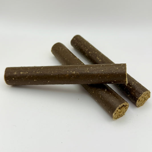Pferde-Fleischrolle, braune Kausnack-Sticks