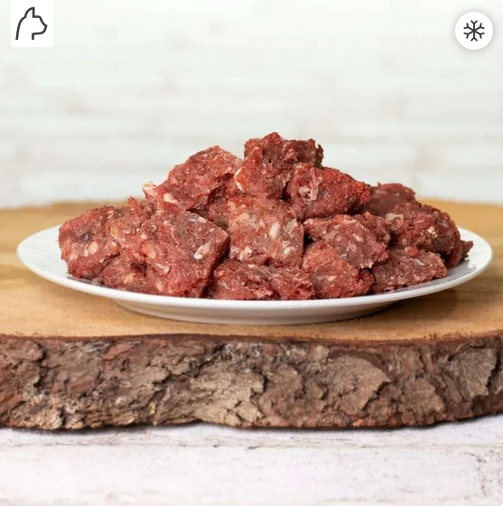 Komplett-Menü Rind für Katzen, gewolft von Barfgold