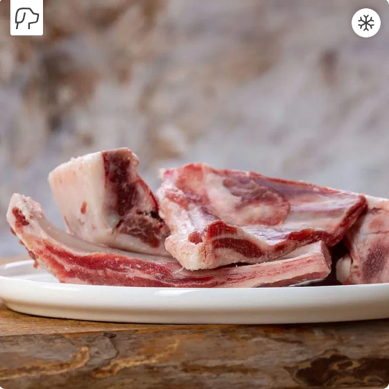 Ziegenrippenknochen von Barfgold