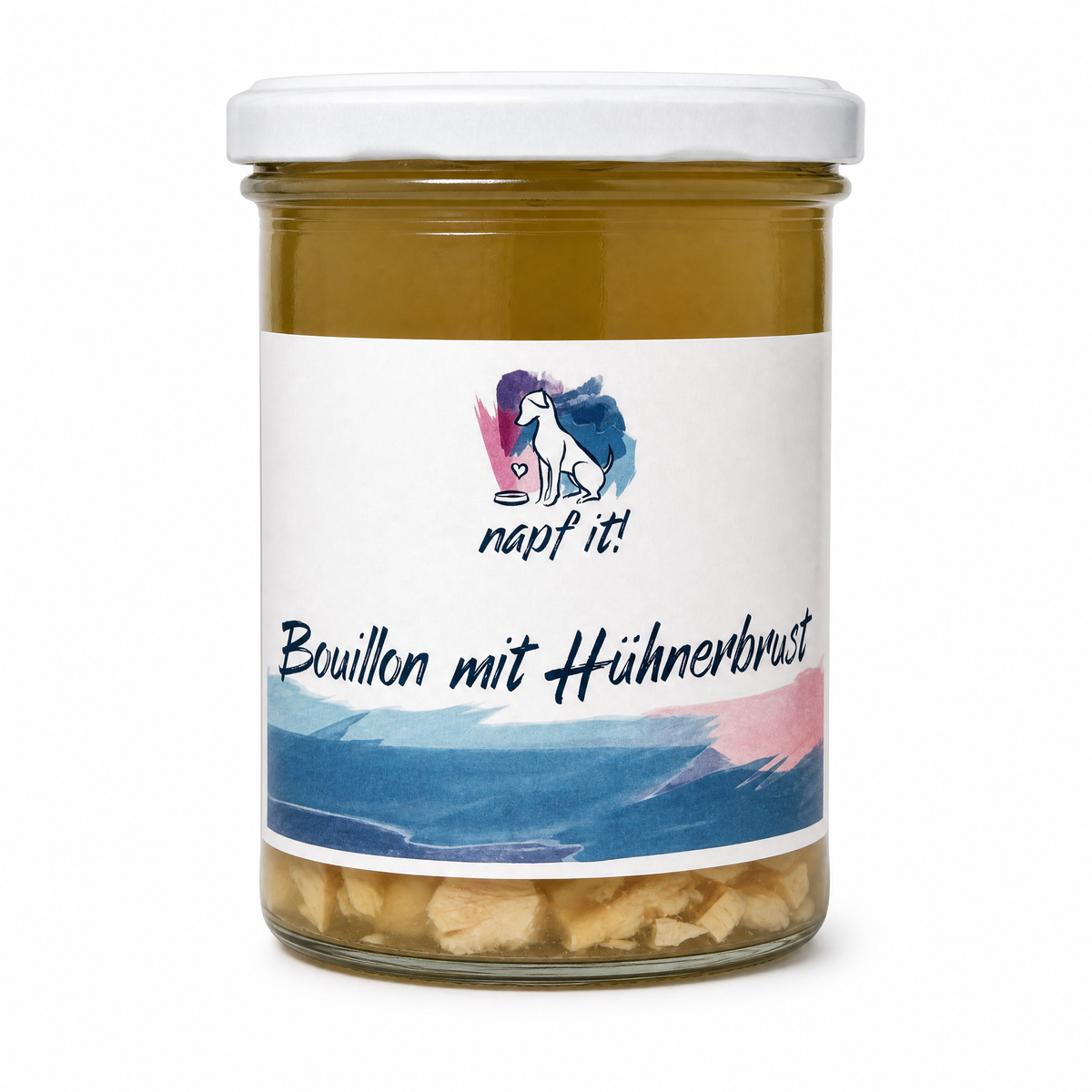 Bouillon mit Hühnerbrust