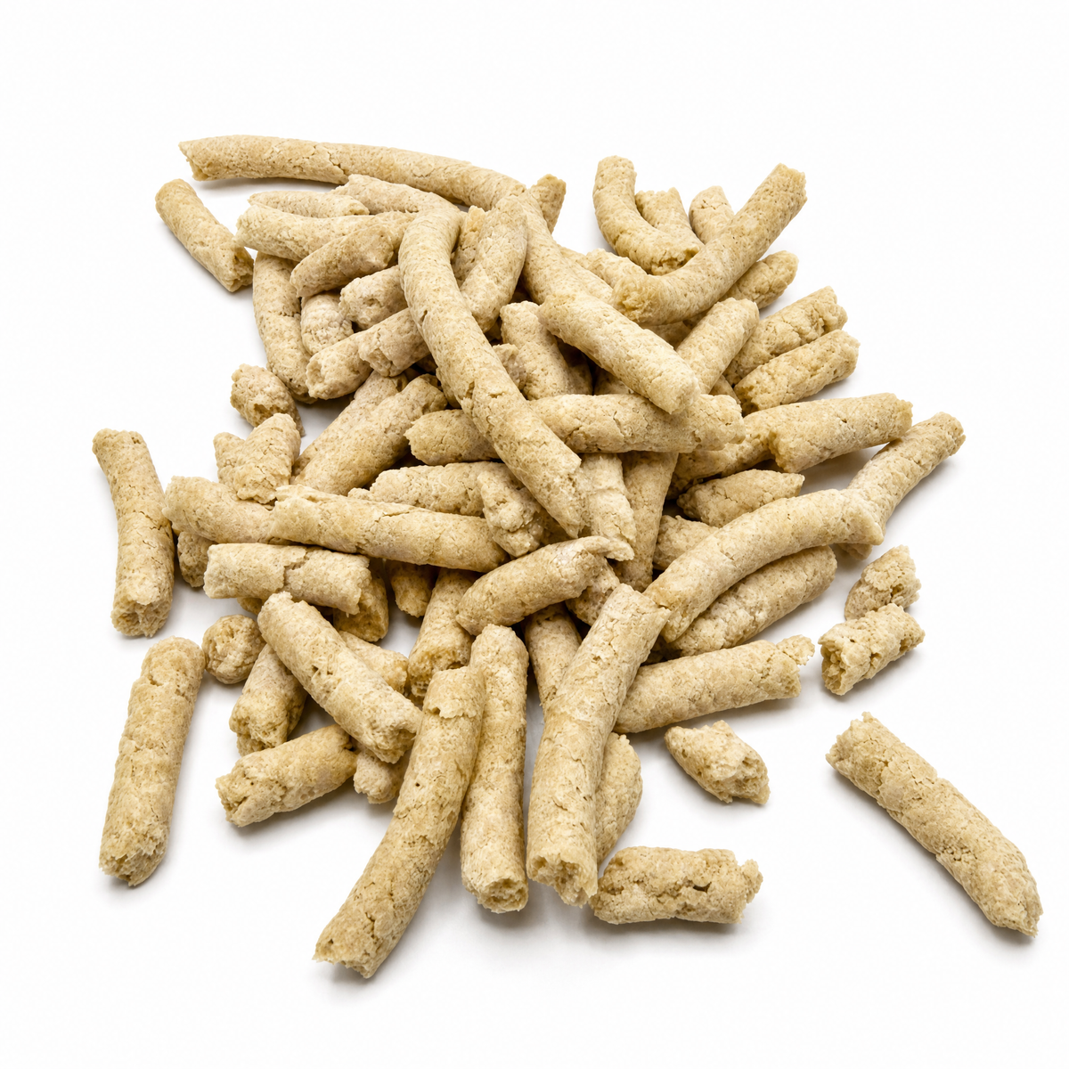 Kokos-Crunch-Sticks, knusprige hellbeige Snackstäbchen
