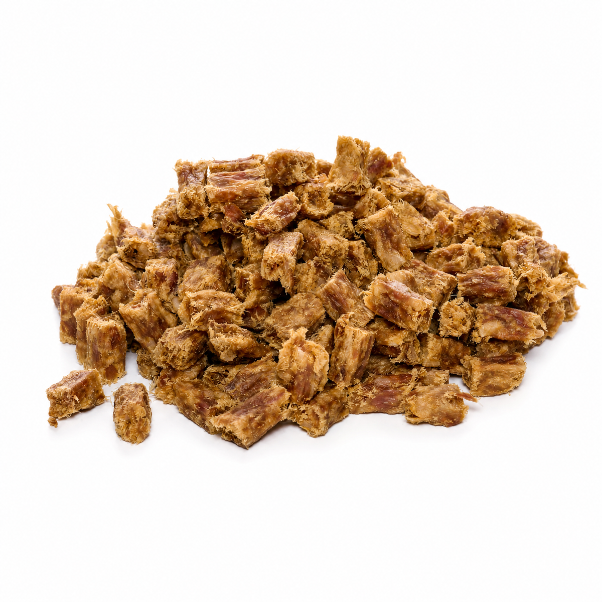 Mampf! weiche Hühnerfleischwürfel, braune Fleischwürfel