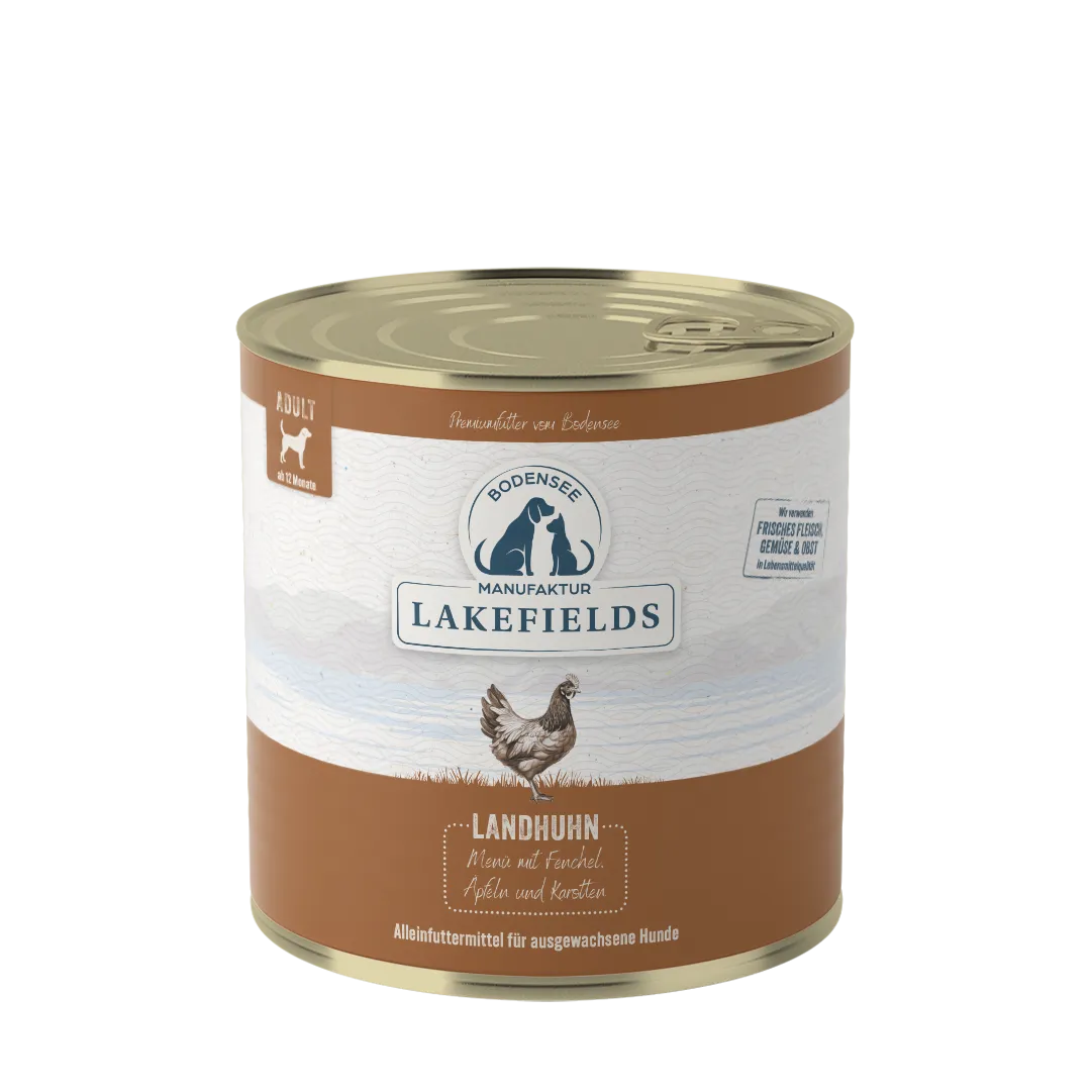 Nassfutter-Menü Huhn von Lakefields