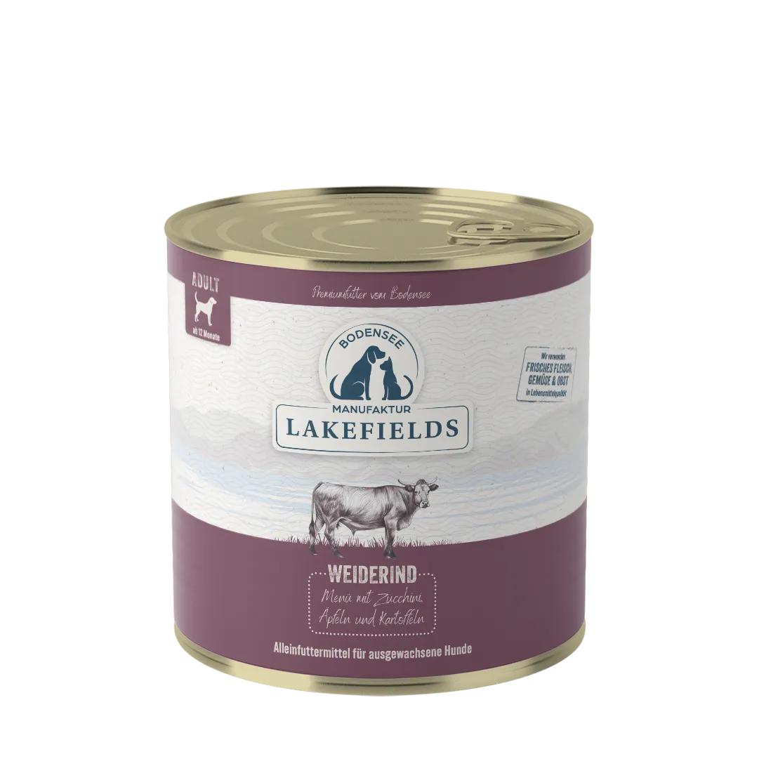 Nassfutter-Menü Rind von Lakefields