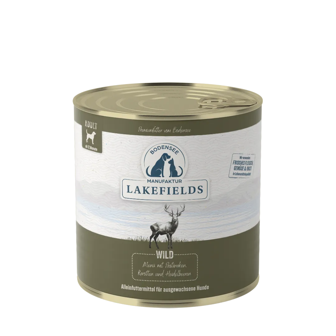 Nassfutter-Menü Wild von Lakefields