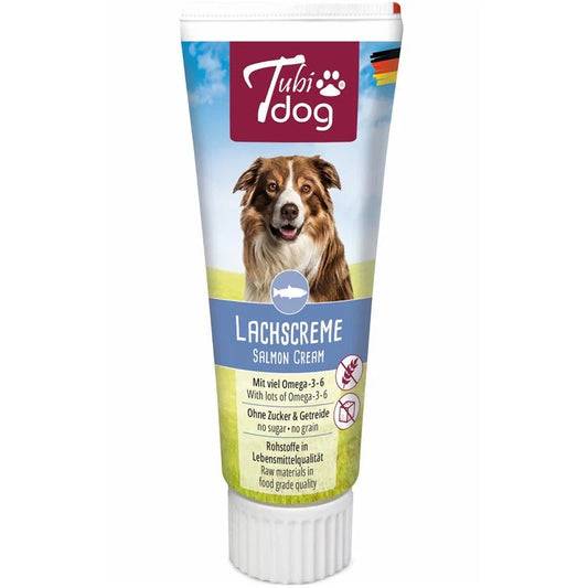 TubiDog Lachscreme Hundesnack in Tube