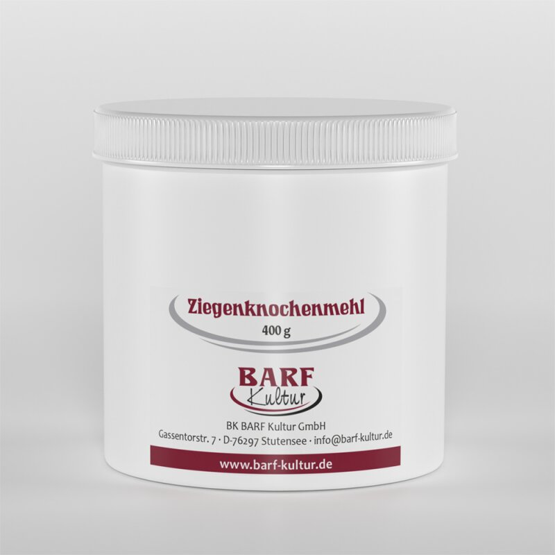 Ziegenknochenmehl von BARF Kultur