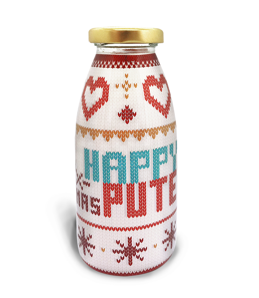 Happy Pute Flasche